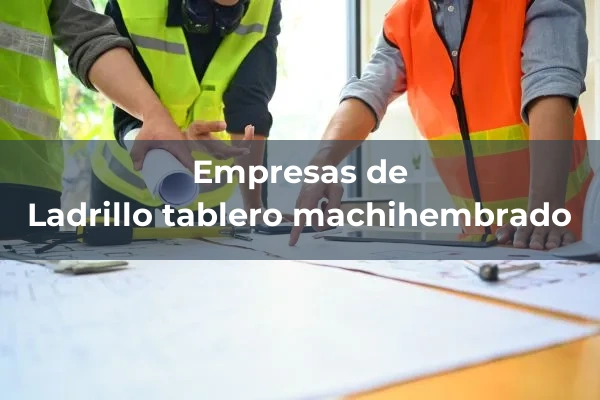 Ladrillo tablero machihembrado