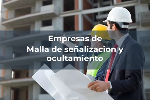 Señalizacion de seguridad y salud 3 Malla de señalizacion y ocultamiento