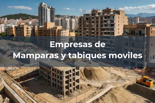 Mamparas y tabiques moviles