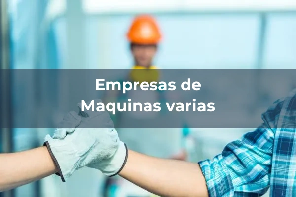 Máquinas varias