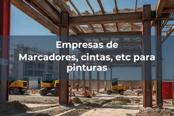 Preparaciones, imprimaciones y productos complementarios 5 Marcadores, cintas, etc para pinturas