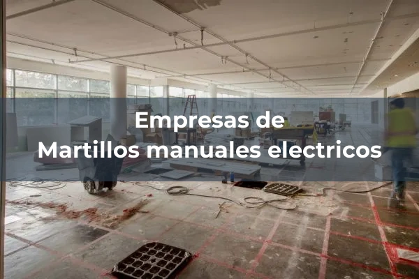 Perforacion y demolicion 5 Martillos manuales electricos