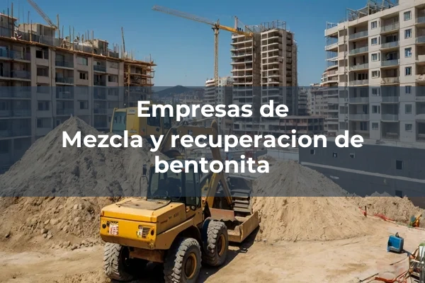 Máquinas para perforación, sondeos, hinca y pantallas 4 Mezcla y recuperacion de bentonita