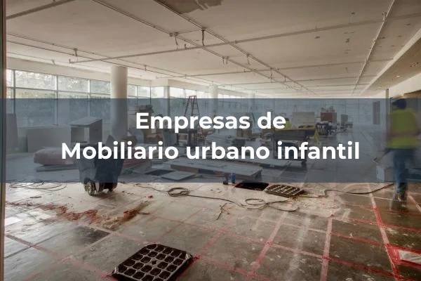 Urbanos 19 Mobiliario urbano infantil
