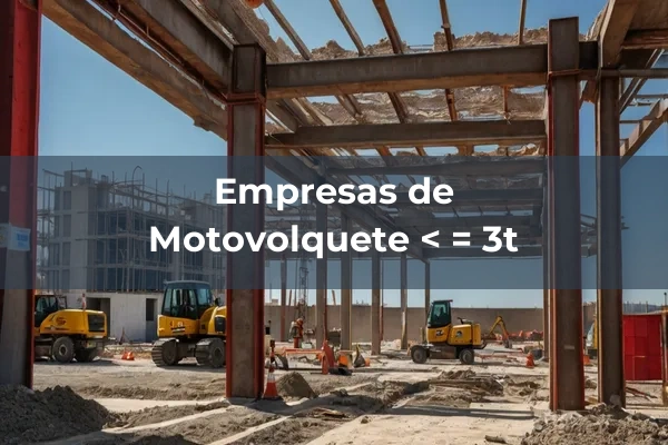 Transporte extravial 5 Motovolquete < = 3t