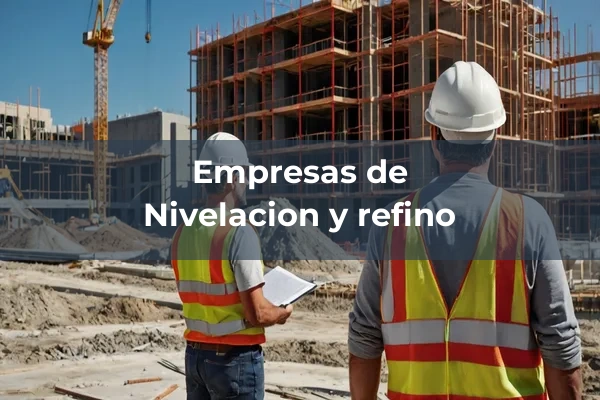Máquinas para movimiento de tierras a cielo abierto 3 Nivelacion y refino