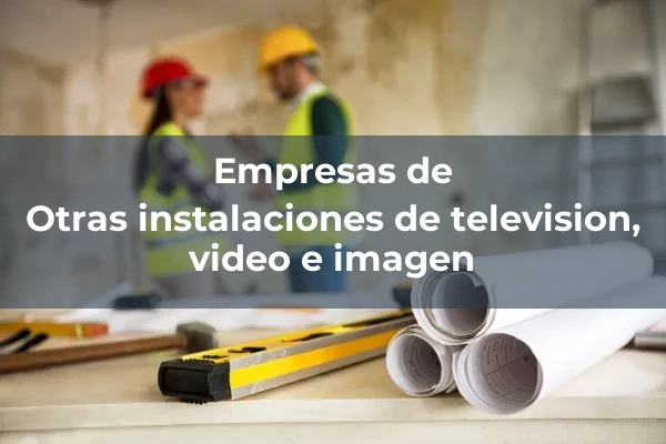 Instalaciones television, video e imagen 2 Otras instalaciones de television, video e imagen