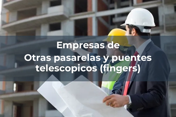 Rampas, pasarelas y puentes telescopicos (fingers) 2 Otras pasarelas y puentes telescopicos (fingers)