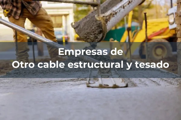 Cable estructural y tesado 2 Otro cable estructural y tesado