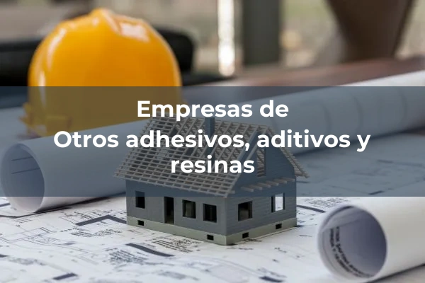 Otros adhesivos, aditivos y resinas 2 Otros adhesivos, aditivos y resinas