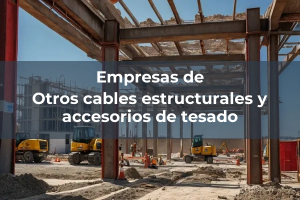 Otros cables estructurales y accesorios de tesado