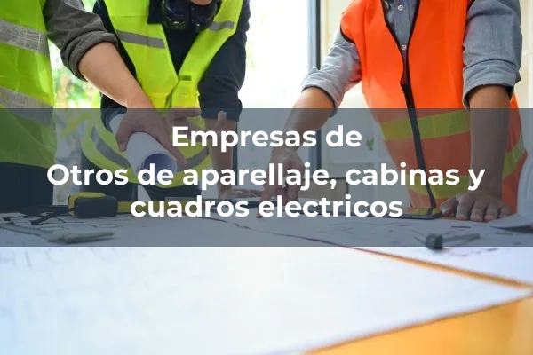 Aparellaje, cabinas y cuadros electricos 5 Otros de aparellaje, cabinas y cuadros electricos