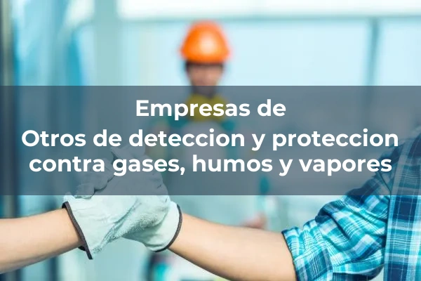 Deteccion y proteccion contra gases, humos y vapores 5 Otros de deteccion y proteccion contra gases, humos y vapores