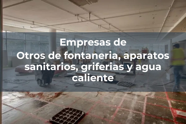 Otros de fontaneria, aparatos sanitarios, griferias y agua caliente 1 Otros de fontaneria, aparatos sanitarios, griferias y agua caliente