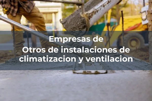 Otros de instalaciones de climatizacion y ventilacion 1 Otros de instalaciones de climatizacion y ventilacion