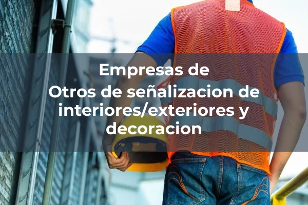 Otros de señalizacion interiores/exteriores y decoracion 1 Otros de señalizacion de interiores/exteriores y decoracion
