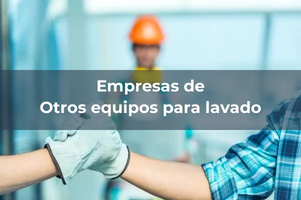 Equipos para lavado 5 Otros equipos para lavado
