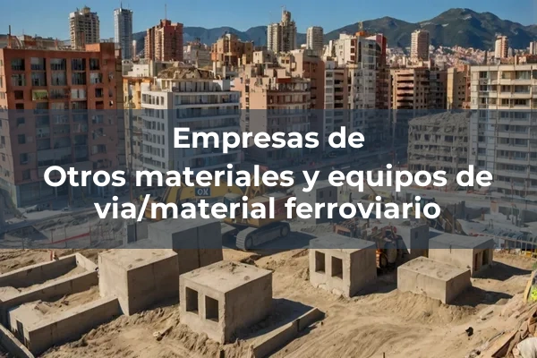 Otros materiales y equipos de via/material ferroviario 1 Otros materiales y equipos de via/material ferroviario