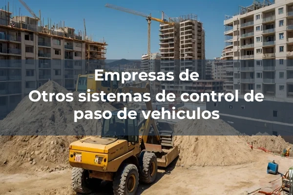 Sistema de control de paso de vehiculos 5 Otros sistemas de control de paso de vehiculos