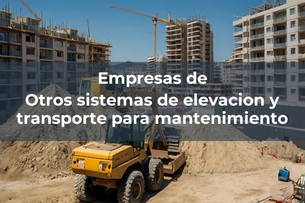 Sistemas de elevacion y transporte para mantenimiento 3 Otros sistemas de elevacion y transporte para mantenimiento