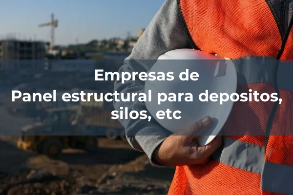 Paneles estructurales prefabricados de hormigon 2 Panel estructural para depositos, silos, etc