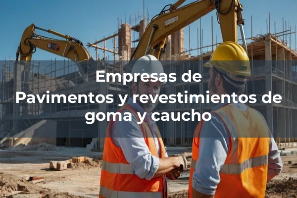 Plasticos, gomas y composites 4 Pavimentos y revestimientos de goma y caucho