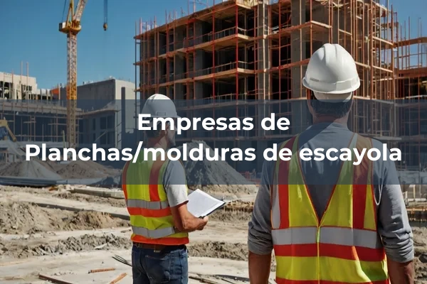 Planchas/molduras de escayola