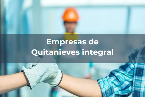 Maquinas para conservacion 8 Quitanieves integral