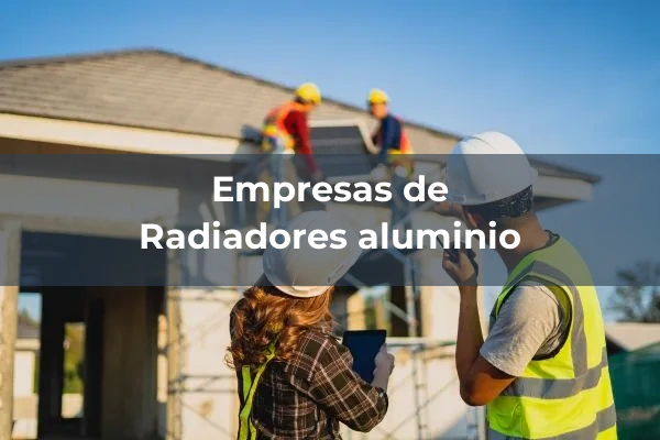 Radiadores, aerotermos y convectores 4 Radiadores aluminio
