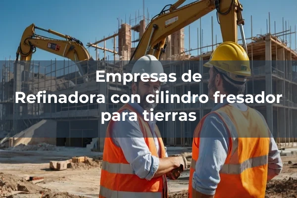 Refinadora con cilindro fresador para tierras
