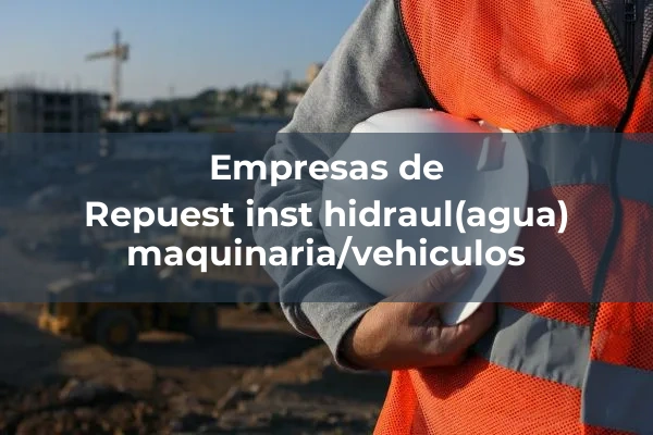 Repuestos instalacion hidraulica 4 Repuest inst hidraul(agua) maquinaria/vehiculos