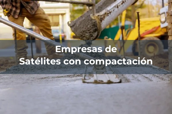 Equipos de recogida y compactacion 9 Satélites con compactación