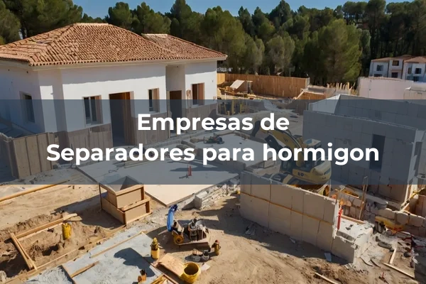 Separadores para hormigon