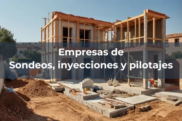 Sondeos, inyecciones y pilotajes