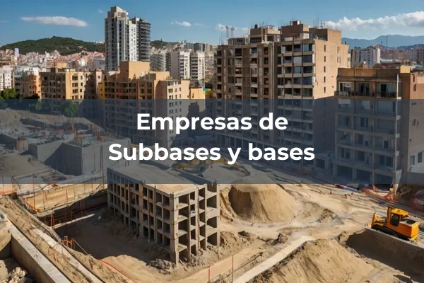 Afirmados 8 Subbases y bases