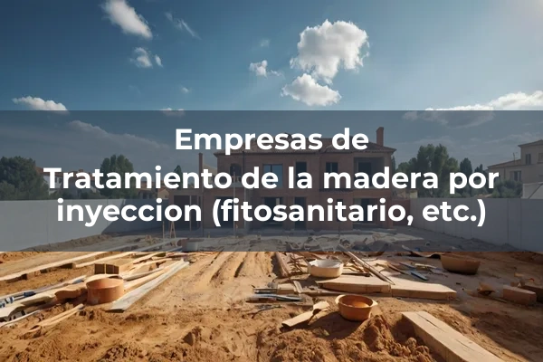 Tratamiento de madera 3 Tratamiento de la madera por inyeccion (fitosanitario, etc.)