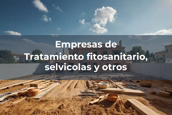 Jardineria y trabajos forestales 7 Tratamiento fitosanitario, selvicolas y otros