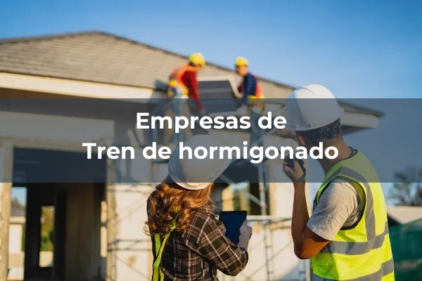 Montajes especiales para ejecucion de vias ferreas 4 Tren de hormigonado