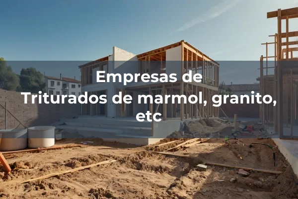 Otras piedras naturales 4 Triturados de marmol, granito, etc