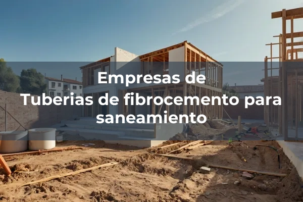 Tuberias de fibrocemento para saneamiento
