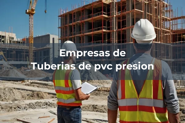 Tuberias de pvc presion