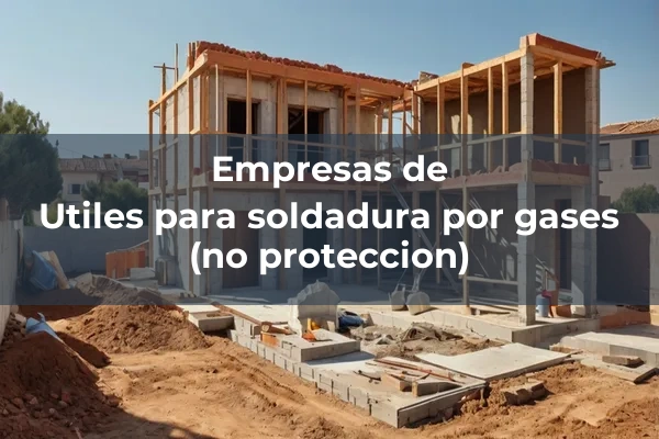 Utiles y consumibles para soldadura 5 Utiles para soldadura por gases (no proteccion)