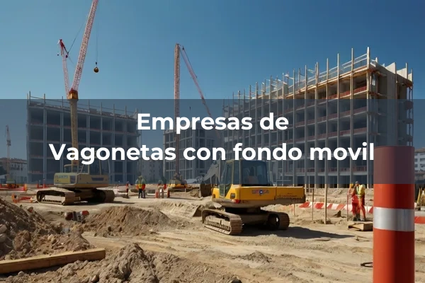 Evacuacion de escombros 13 Vagonetas con fondo movil