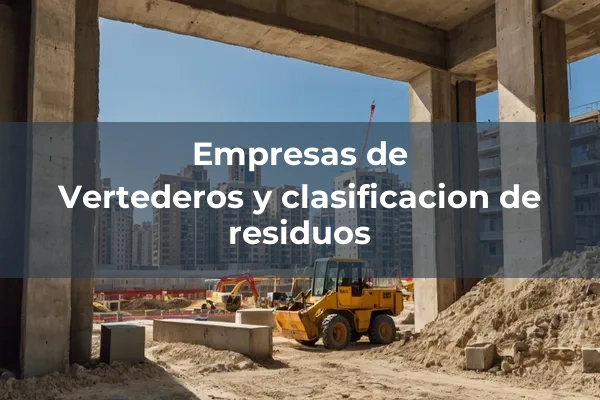 Equipos de limpieza 17 Vertederos y clasificacion de residuos