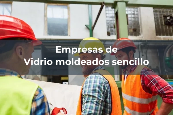 Vidrio moldeado/prensado 4 Vidrio moldeados sencillo