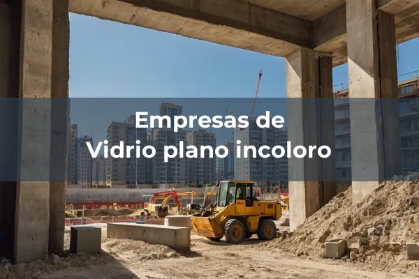 Vidrio plano y luna 6 Vidrio plano incoloro